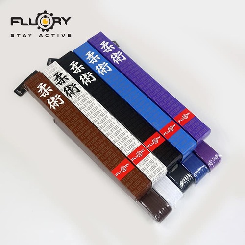 Fluory White Jiu-Jitsu Belt (A-3)