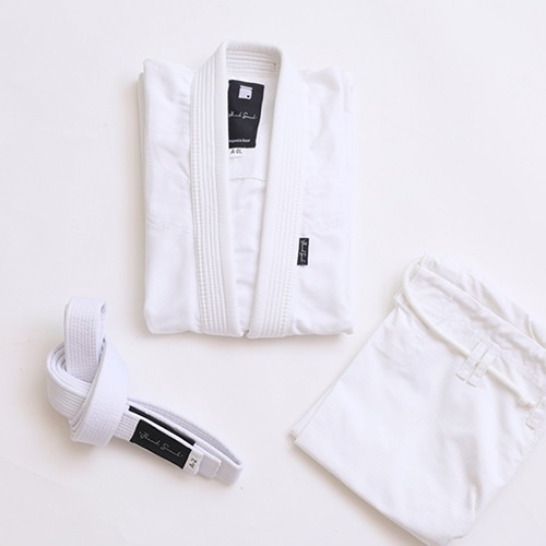 Jhood  Beginner Jiu-Jitsu Kimono - White (with belt)